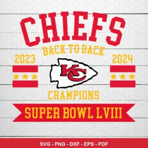 modern, clean, sports championship theme Chiefs player SVG expressing celebration and pride for Cricut and Silhouette