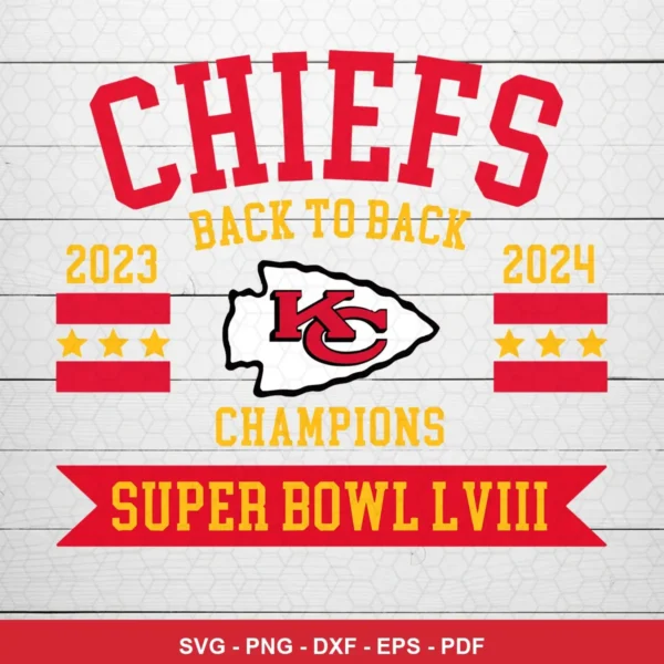 modern, clean, sports championship theme Chiefs player SVG expressing celebration and pride for Cricut and Silhouette
