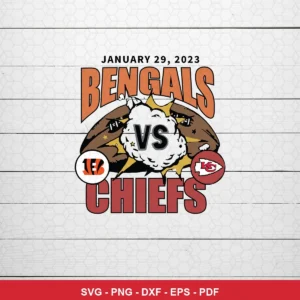 cartoon, sports rivalry graphic Chiefs player SVG expressing neutral, competitive for Cricut and Silhouette