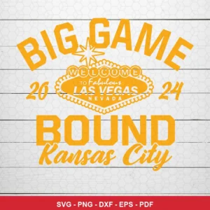 minimalist text-based with vintage Las Vegas sign motif Chiefs player SVG for Cricut and Silhouette