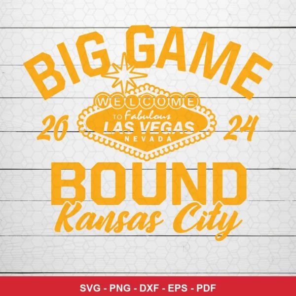 minimalist text-based with vintage Las Vegas sign motif Chiefs player SVG for Cricut and Silhouette