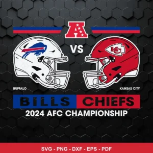 modern, clean, sports-themed graphic with realistic helmet illustrations Chiefs player SVG for Cricut and Silhouette