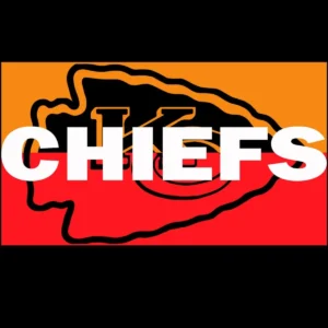 bold and modern with a vintage touch Chiefs logo SVG design showing excitement and pride for Cricut and Silhouette cutting machines