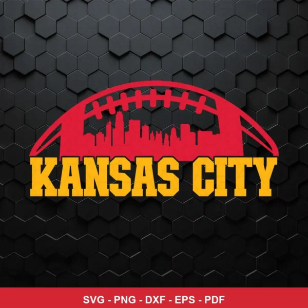 modern minimalist with sports theme Chiefs logo SVG expressing team pride for Cricut and Silhouette