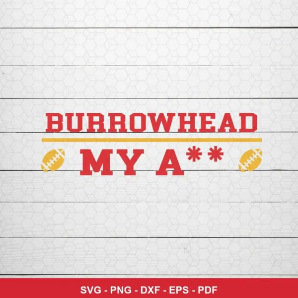 minimalist text-based with subtle football-themed icons Chiefs SVG expressing mockery for Cricut and Silhouette