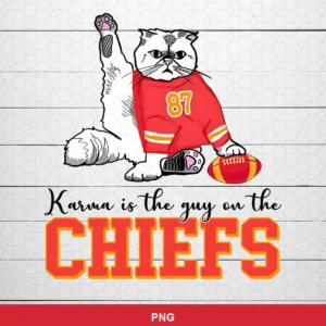 cartoon, playful, modern illustration Chiefs player SVG expressing team pride, positivity for Cricut and Silhouette