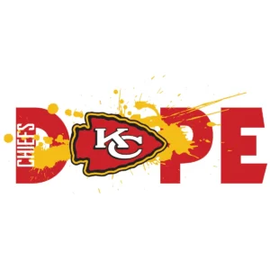 modern and bold with a playful twist Chiefs classic SVG design showing excitement and pride for Cricut and Silhouette cutting machines