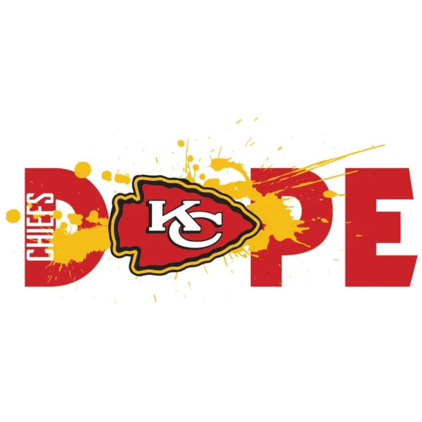 modern and bold with a playful twist Chiefs classic SVG design showing excitement and pride for Cricut and Silhouette cutting machines