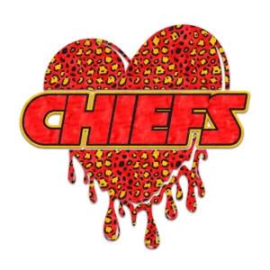 bold and modern with a playful twist Chiefs classic SVG design showing excitement and pride for Cricut and Silhouette cutting machines