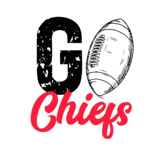 vintage with a bold and playful touch Chiefs classic SVG design showing excitement and pride for Cricut and Silhouette cutting machines