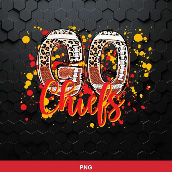 modern cartoon with sports-themed graphic elements Chiefs SVG for Cricut and Silhouette