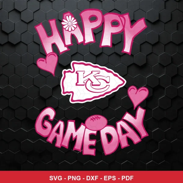 modern cartoon style with playful and vibrant elements Chiefs logo SVG for Cricut and Silhouette