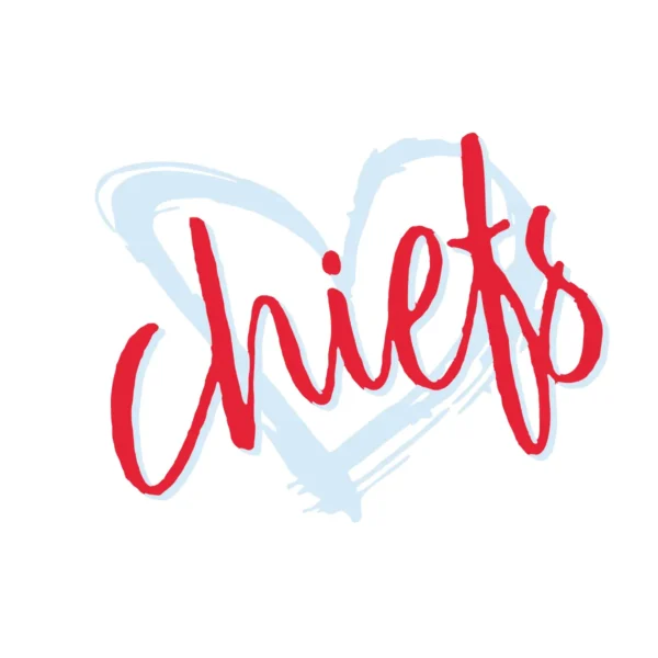 modern with a playful twist Chiefs classic SVG design showing excitement for Cricut and Silhouette cutting machines