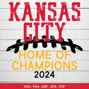 modern minimalist with distressed/vintage text effect Chiefs player SVG featuring distressed text for Cricut and Silhouette
