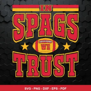 bold, modern sports typography with a clean, graphic look Chiefs SVG expressing team pride and trust for cutting machines