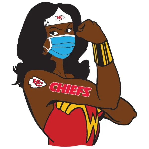modern and bold with a playful twist Chiefs classic SVG design showing empowerment and pride for Cricut and Silhouette cutting machines