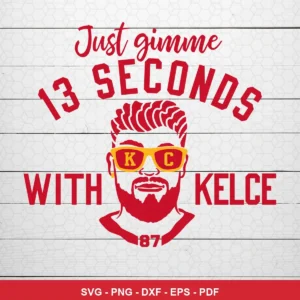 modern minimalist with bold typography and stylized player illustration Chiefs player SVG for Cricut and Silhouette