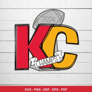 modern minimalist with hand-drawn cartoon elements Chiefs player SVG for Cricut and Silhouette