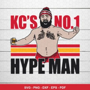 modern cartoon style with bold lines and flat colors Chiefs player SVG for Cricut and Silhouette