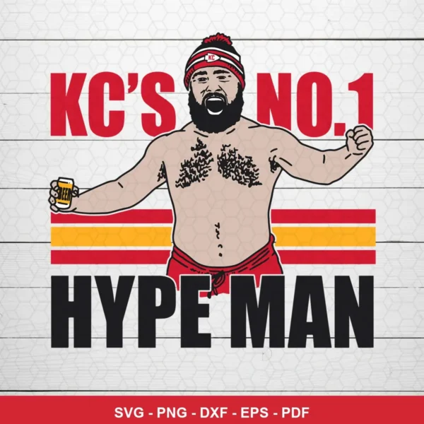 modern cartoon style with bold lines and flat colors Chiefs player SVG for Cricut and Silhouette