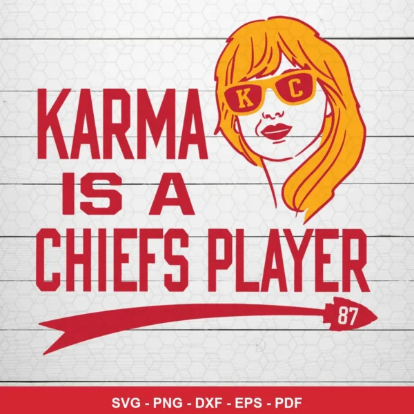 minimalist, modern, and clean with a focus on typography and simple line art Chiefs player SVG for Cricut and Silhouette