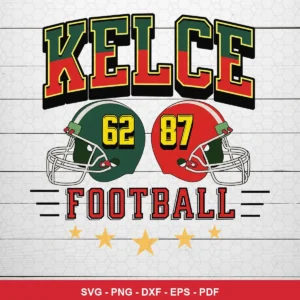 modern vintage sports design with bold typography and helmet illustrations Chiefs helmet SVG for Cricut and Silhouette