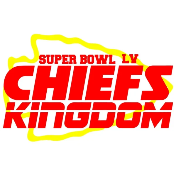 bold and modern with a hint of vintage Chiefs classic SVG design showing excitement and pride for Cricut and Silhouette cutting machines
