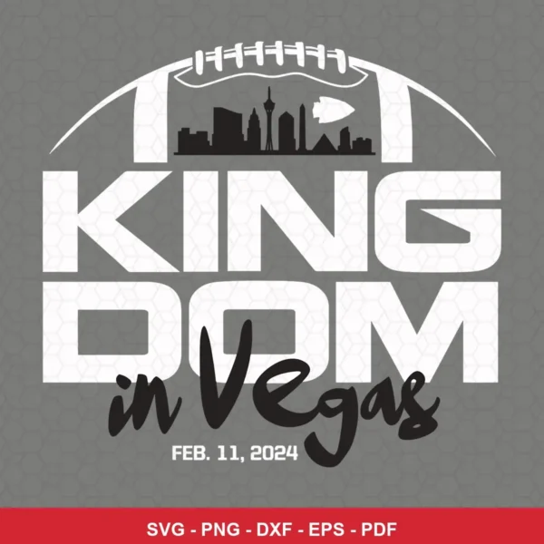 modern minimalist with sports theme Chiefs player SVG expressing anticipation and pride for Cricut and Silhouette