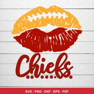 modern minimalistic with bold graphic elements Chiefs logo SVG expressing team pride and affection for Cricut and Silhouette