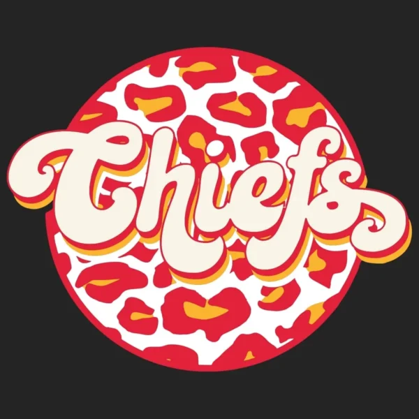 vintage and bold with a playful twist Chiefs classic SVG design showing excitement and pride for Cricut and Silhouette cutting machines