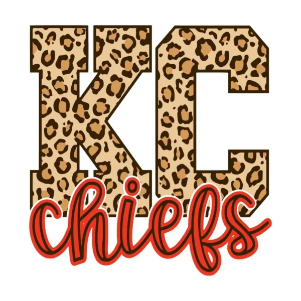 modern with a playful twist Chiefs classic SVG design showing excitement for Cricut and Silhouette cutting machines