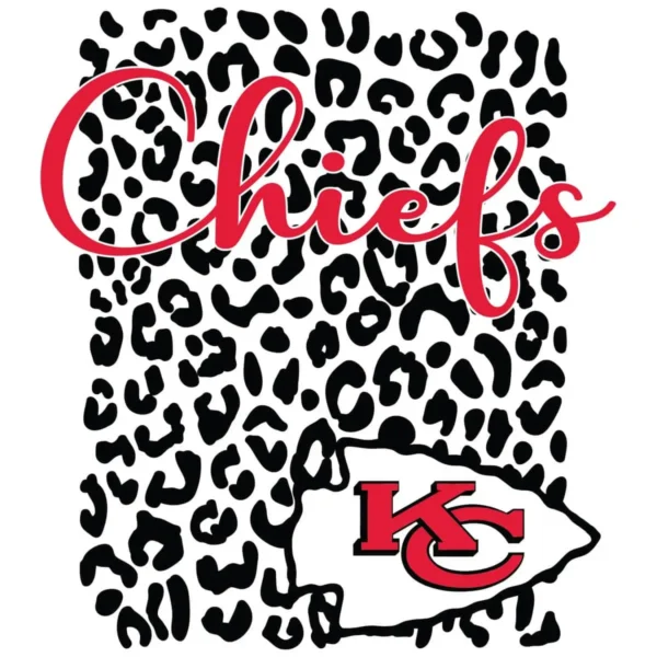 modern with a bold and playful twist Chiefs classic SVG design showing excitement for Cricut and Silhouette cutting machines