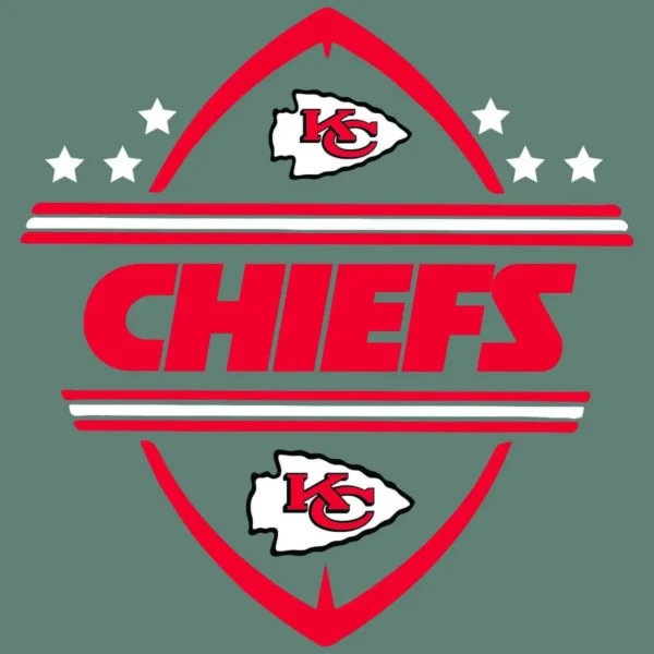 vintage and bold Chiefs logo SVG design showing excitement for Cricut and Silhouette cutting machines
