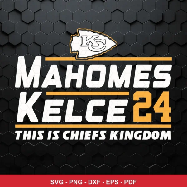 modern, clean typography-focused design with minimal graphic elements Chiefs player SVG for Cricut and Silhouette