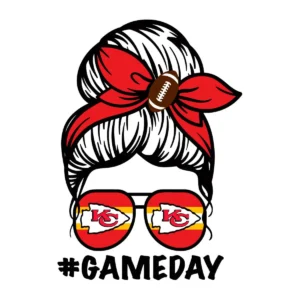 modern and bold with a playful twist Chiefs classic SVG design showing excitement and pride for Cricut and Silhouette cutting machines