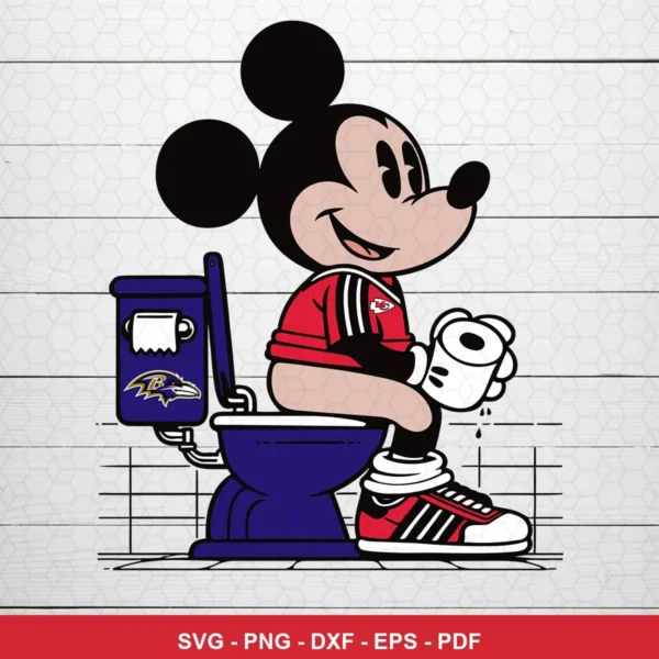 cartoon, modern, humorous Chiefs SVG expressing mockery and dominance for Cricut and Silhouette