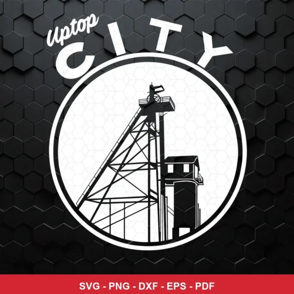 modern minimalist with industrial theme Chiefs SVG expressing neutral for Cricut and Silhouette
