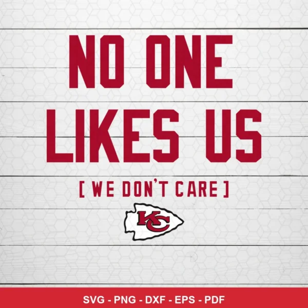 minimalist, text-focused with subtle team branding Chiefs SVG expressing defiance/pride for Cricut and Silhouette