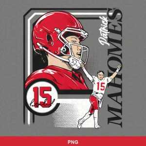 modern cartoon style with bold lines and dynamic poses Chiefs player SVG for Cricut and Silhouette