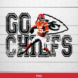 modern sports graphic with photographic player image and distressed typography Chiefs SVG for Cricut and Silhouette