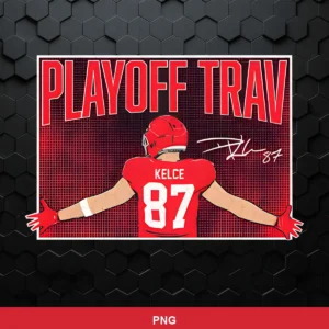 modern cartoon-style graphic with bold colors and halftone shading Chiefs player SVG for Cricut and Silhouette