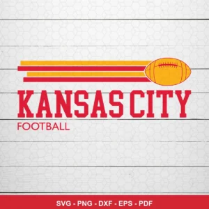 minimalist vintage with clean lines and simple football iconography vintage Chiefs SVG for Cricut and Silhouette