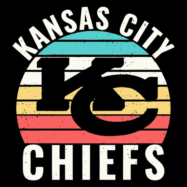 vintage with a modern twist, featuring bold elements Chiefs vintage SVG design showing excitement and pride for Cricut and Silhouette cutting machines