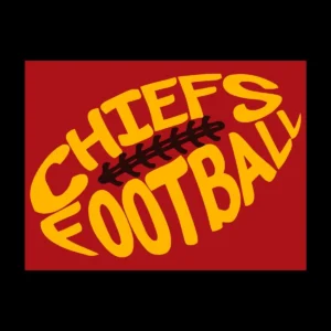 bold and modern with a playful twist Chiefs classic SVG design showing excitement and pride for Cricut and Silhouette cutting machines