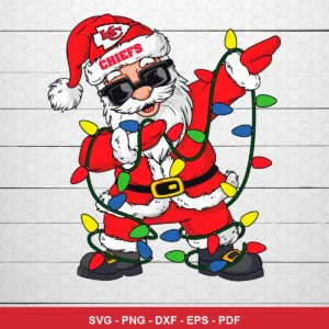 cartoon, modern, playful Chiefs SVG expressing festive, fun for Cricut and Silhouette