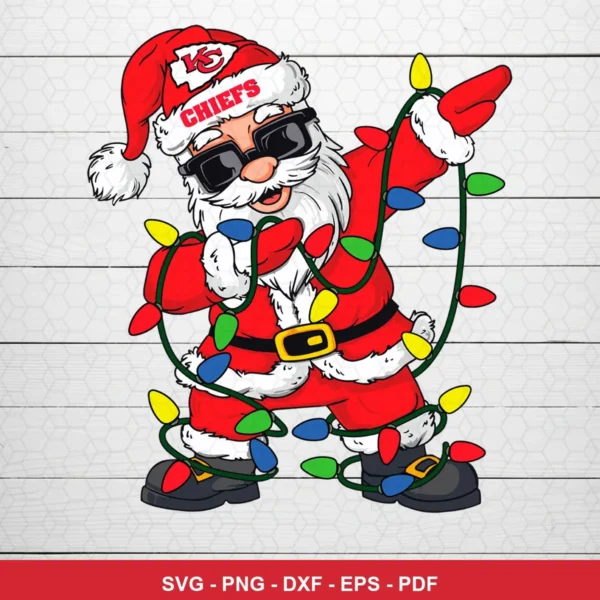 cartoon, modern, playful Chiefs SVG expressing festive, fun for Cricut and Silhouette