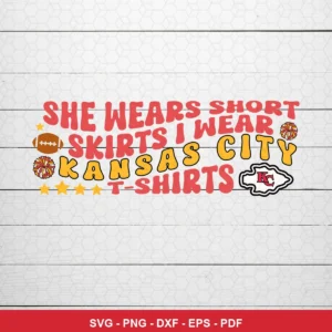 cartoonish, playful typography with sports-themed icons Chiefs SVG expressing pride and team spirit for Cricut and Silhouette