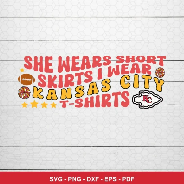 cartoonish, playful typography with sports-themed icons Chiefs SVG expressing pride and team spirit for Cricut and Silhouette