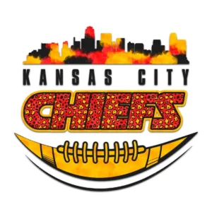 bold and modern with a vintage touch Chiefs classic SVG design showing excitement for Cricut and Silhouette cutting machines