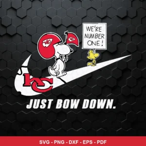 cartoon with modern sports branding elements Chiefs SVG expressing dominance and pride for Cricut and Silhouette